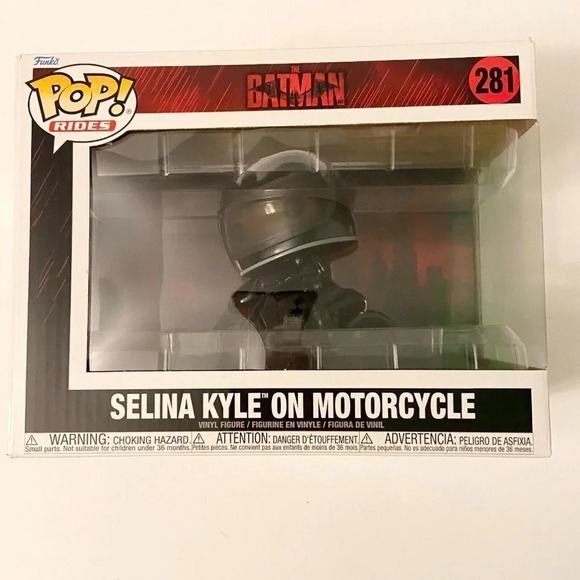 2021 Funko The  Batman Selina Kyle on Motorcycle Vinyl Figure 281 - Picture 7 of 11